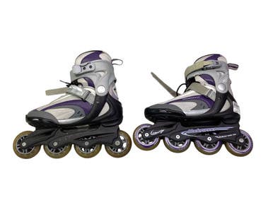 Used Rollerblade BLADERUNNER Racing Inline Skates Grey Senior 6 11347-S000258000