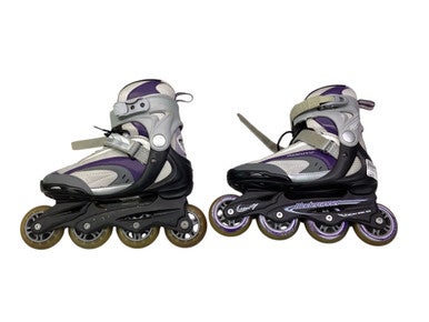 Used Rollerblade BLADERUNNER Racing Inline Skates Grey Senior 6 11347-S000258000