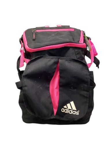 Used Adidas 2 BAT BACKPACK BB/SB Player Backpack Black And Pink 11347-S000257987