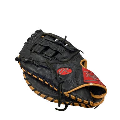 Used Rawlings GAMER SERIES BB/SB First Base LH Throw Black 12 1/2" 11760-S000083491