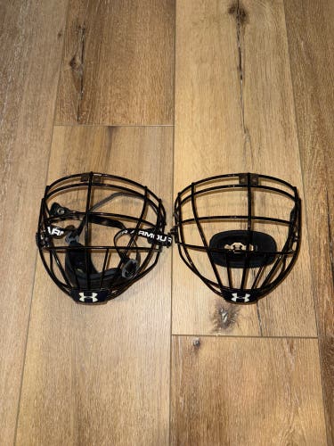 Under Armour V96 Junior CSA Box Lacrosse Cage Face Mask With Chin Strap
