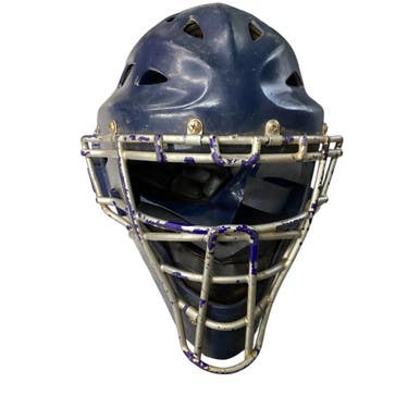 Used CATCHERS HELMET Catchers Helmet w/Mask Navy Blue MD 11760-S000083445