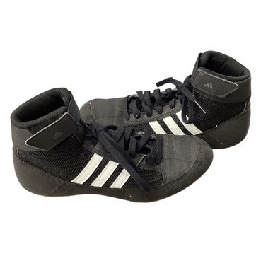 Used Adidas Wrestling Shoes Black Junior 04 11760-S000083437