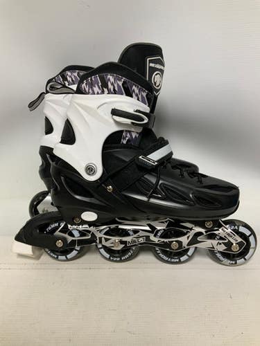 Used METROLLER 7-10 Senior Rec Fitness Skates Black Adjustable 11823-S000035388