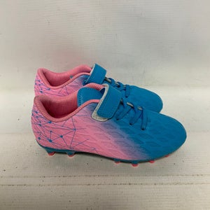 Used BLUE/PINK Soccer Cleats Carolina Blue Youth 12.0 11823-S000035386