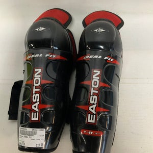 Used Easton IDEAL FIT Junior Shin Guards Black 9" 11823-S000035354