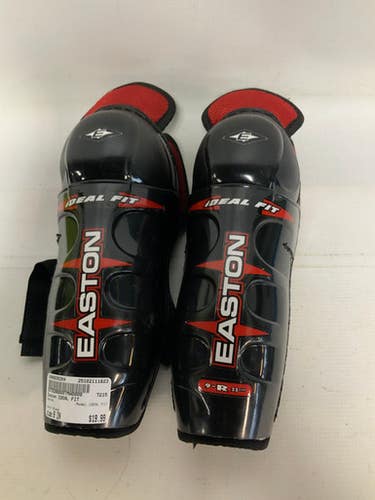 Used Easton IDEAL FIT Junior Shin Guards Black 9" 11823-S000035354