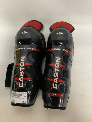 Used Easton IDEAL FIT Junior Shin Guards Black 9" 11823-S000035354