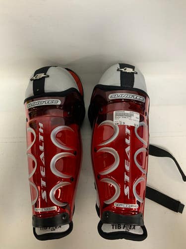 Used Easton STEALTH S7 Intermediate Shin Guards Red 12" 11823-S000035340