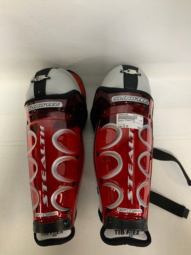 Used Easton STEALTH S7 Intermediate Shin Guards Red 12" 11823-S000035340