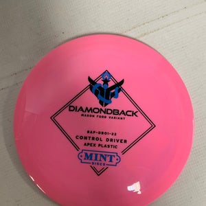 Used Mint DIAMONDBACK APEX Disc Golf Driver Pink 167g 11823-S000035333
