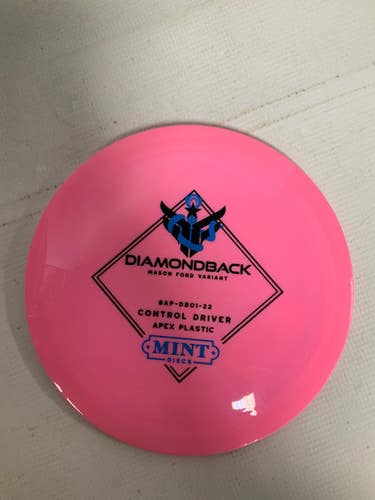 Used Mint DIAMONDBACK APEX Disc Golf Driver Pink 167g 11823-S000035333