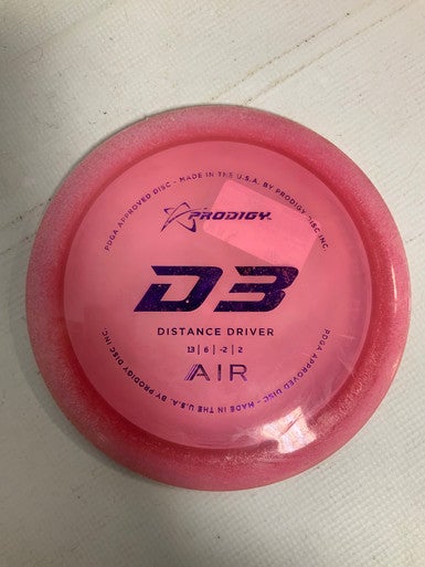 Used Prodigy D3 AIR Disc Golf Driver Pink 151g 11823-S000035306