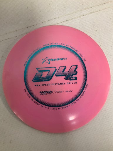 Used Prodigy D4 MAX 400G Disc Golf Driver Pink 174g 11823-S000035292