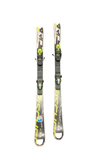 Used Fischer RCY SL Boys DH Ski/Binding White/Black/Yellow 135 cm 11823-S000035282