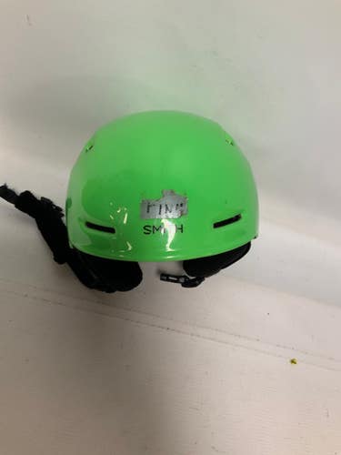 Used Smith Snowsport Helmet Youth Neon Green SM 11823-S000035277