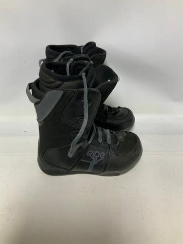 Used Ride BLACK Mens Snowboard Boots Black Senior 8 11823-S000035256
