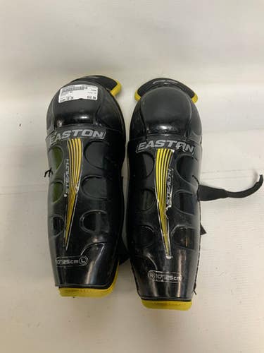 Used Easton RS Youth Shin Guards Black 10" 11823-S000035253