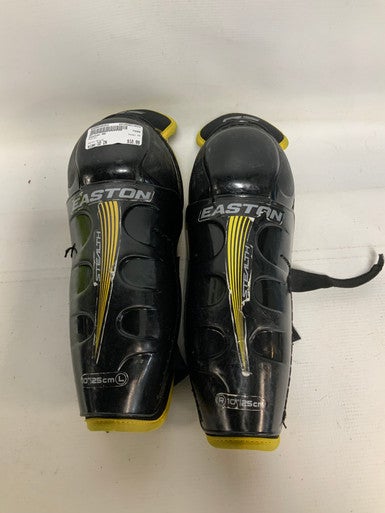 Used Easton RS Youth Shin Guards Black 10" 11823-S000035253