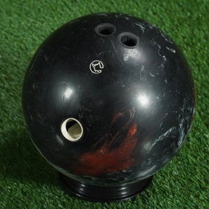COLUMBIA 300 WHITE DOT BOWLING BALL WD ORANGE / BLACK, 15.2 LBS