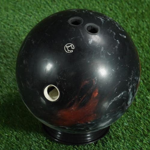 COLUMBIA 300 WHITE DOT BOWLING BALL WD ORANGE / BLACK, 15.2 LBS