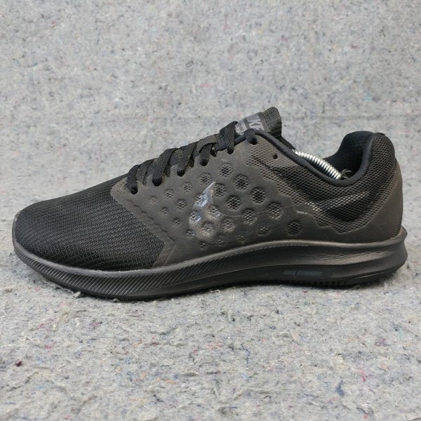 Nike Downshifter 7 Womens Size 9 Running Shoes Black Low Top Athletic Sneakers