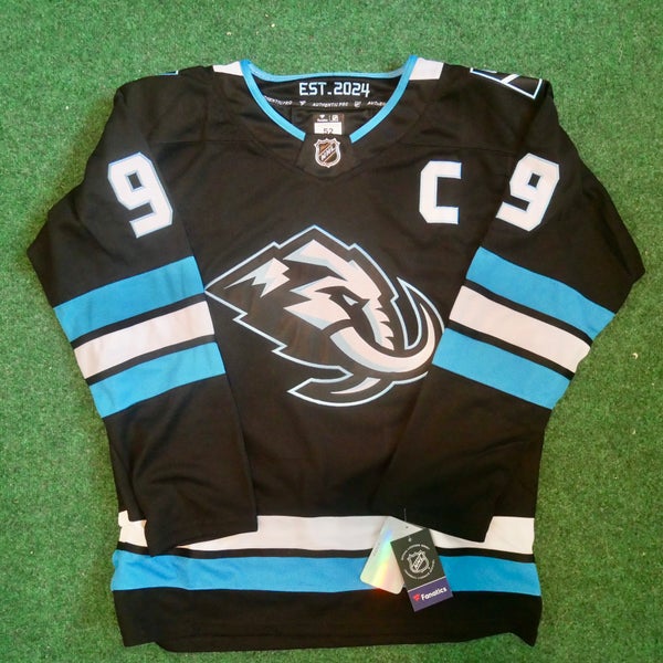 Utah Mammoth Clayton Keller #9 Black Home Jersey Adult Large (52)