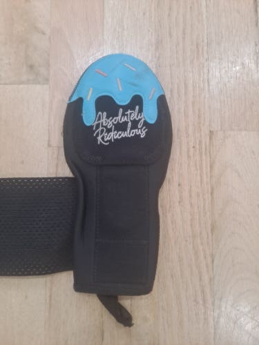 Pushin' P Absolutely Ridiculous  youth sliding mitt. Black/ Columbia blue (Used)
