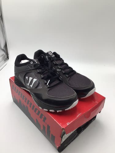 Black Men's Size M 10.5 (W 11.5) Adult Warrior Shoes (New)