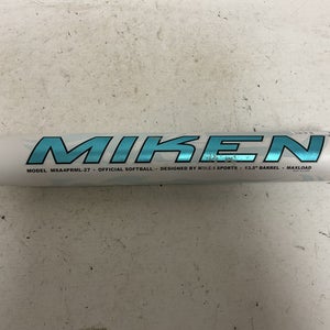 Used Miken Primo MSA4PRML-27 Slowpitch Bat Carolina Blue And White 34" 11855-S000193411