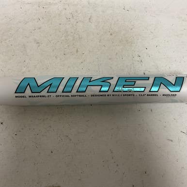 Used Miken Primo MSA4PRML-27 Slowpitch Bat Carolina Blue And White 34" 11855-S000193411