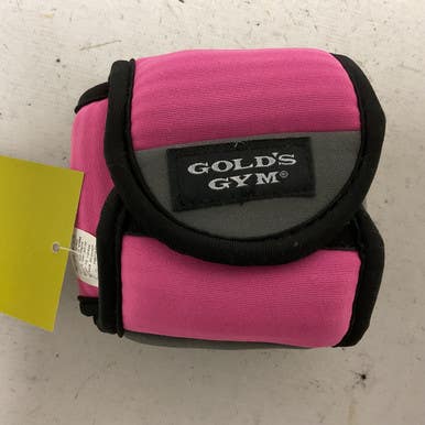 Used Golds Gym Ankle Weights Graphite And Pink 2.5 lb 11855-S000193401
