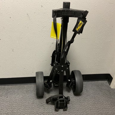 Used Bag Boy M-310 Golf Cart Black And Gold 2 Wheel 11855-S000193385