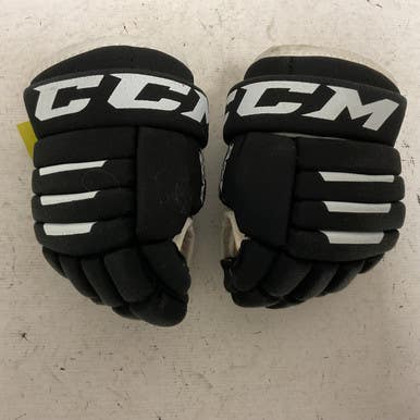 Used CCM TACKS 4R2 Youth Gloves Black 8" 11855-S000193374