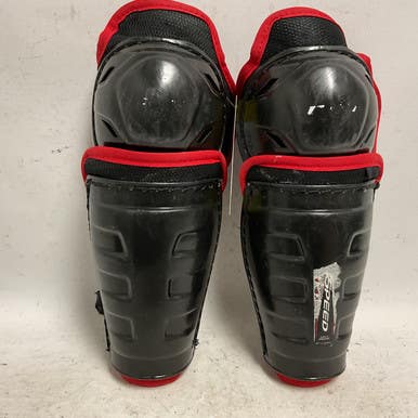 Used CCM JETSPEED Youth Shin Guards Black 9" 11855-S000193375