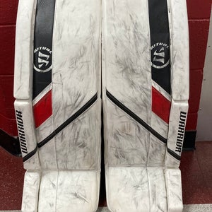 Used Senior Warrior Ritual G5 Goalie Leg Pads 35" +1.5