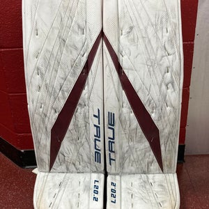 Used Senior True L20.2 Goalie Leg Pads 34" +2