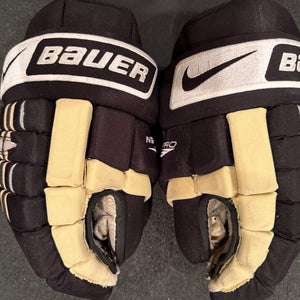 Pittsburgh Penguins Nike Bauer NBHPRO Gloves 14" Pro Stock