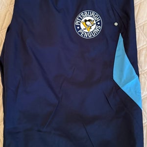 Pittsburgh Penguins Team Issued Navy Winter Classic/Alternate Large Men's Reebok Track Pants