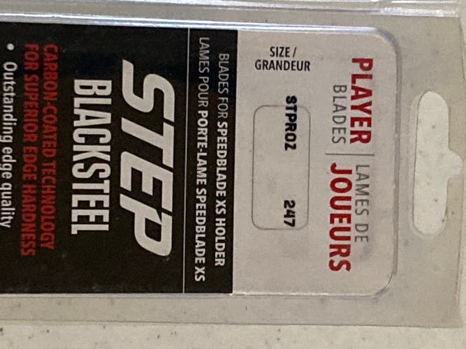 Step Steel Blacksteel Holders, Runners, & Replacement Steel Blades 247 mm (Used)