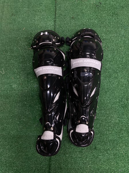 Youth Girls Under Armour Professional Catcher's Leg Guards (New)