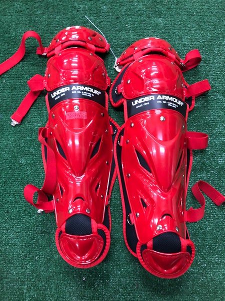 Junior Under Armour Victory Series Catcher's Leg Guard (New)