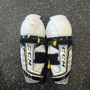 Used CCM SUPERTACKS AS1 Youth Shin Guards White 10" 11849-S000033009