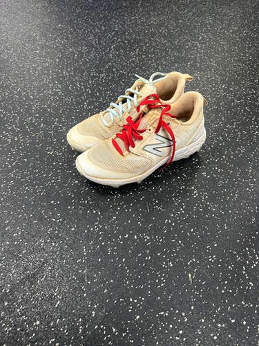 Used New Balance BB/SB Cleats White Senior 10 11849-S000032974