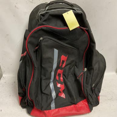 Used CCM EBC280 Jr Hockey Wheeled Black And Red 11855-S000193197
