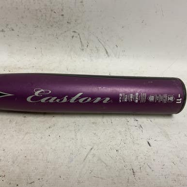 Used Easton SK41B BB/SB Fastpitch Bat Purple And White 28" 11855-S000193234