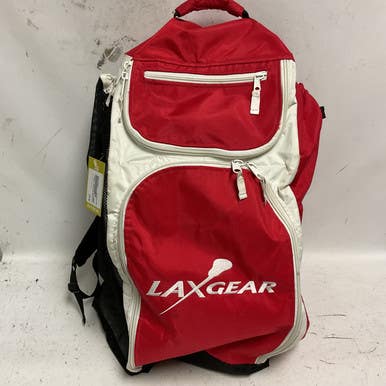 Used LAXPACK LACROSSE BACKPACK Player Backpack Red And White 11855-S000193245
