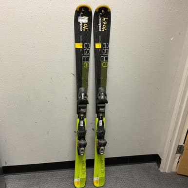 Used Elan XPLORE 76 Boys DH Ski/Binding Optic Yellow 140 cm 11855-S000193334