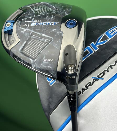 Callaway Paradym Ai Smoke MAX Driver 10.5* Tensei AV Blue Regular w/ Cover MINT!