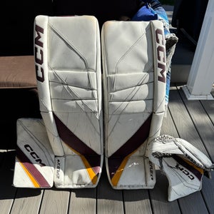 34"+2 CCM Extreme Flex 6 Pro Regular Goalie Full Set (Used)